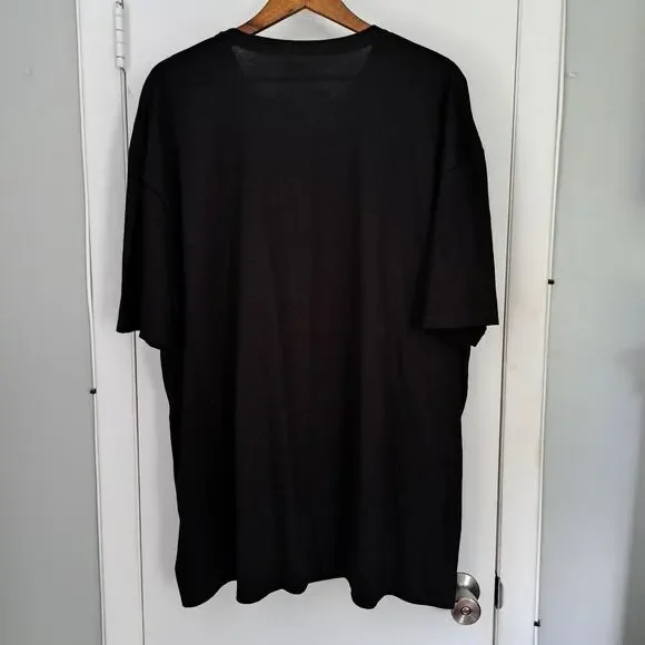 Star Wars NWT Men's 3X Cartoon Darth Vader Luke Skywalker Princess Lei Black Tee - Picture 3 of 5